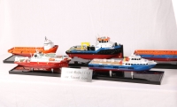 customized model of five 40cm ship models